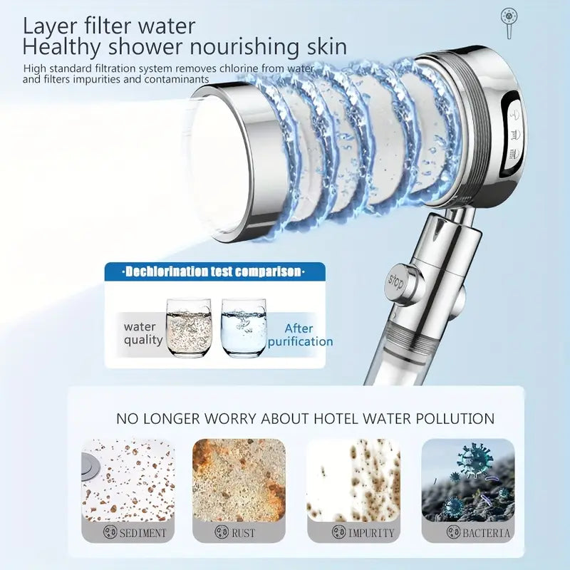 CrystalFlowQ 12-Pack Round Plastic Shower Head Filter Replacement Cartridges